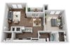 Dogwood 1bd 1ba Floorplan Dogwood 1bd 1ba Floorplan at Sweetgrass Landing, Mount Pleasant, South Carolina